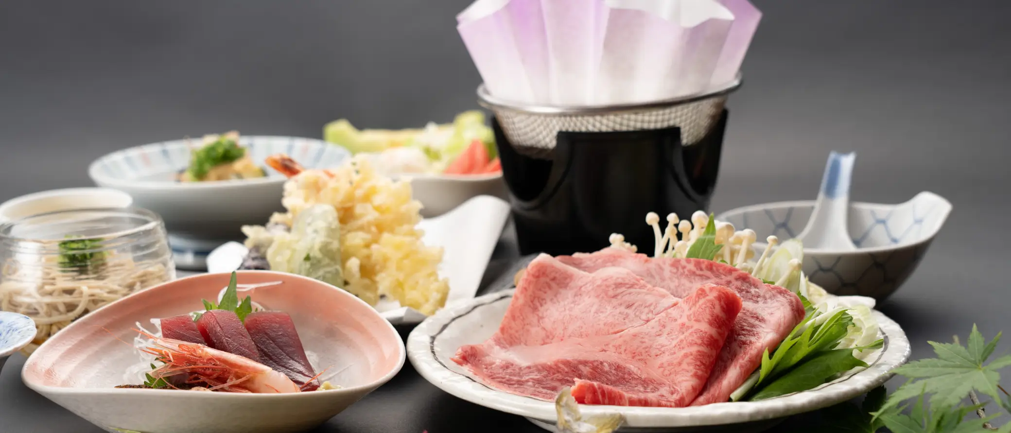 信州牛しゃぶしゃぶ 山里会席