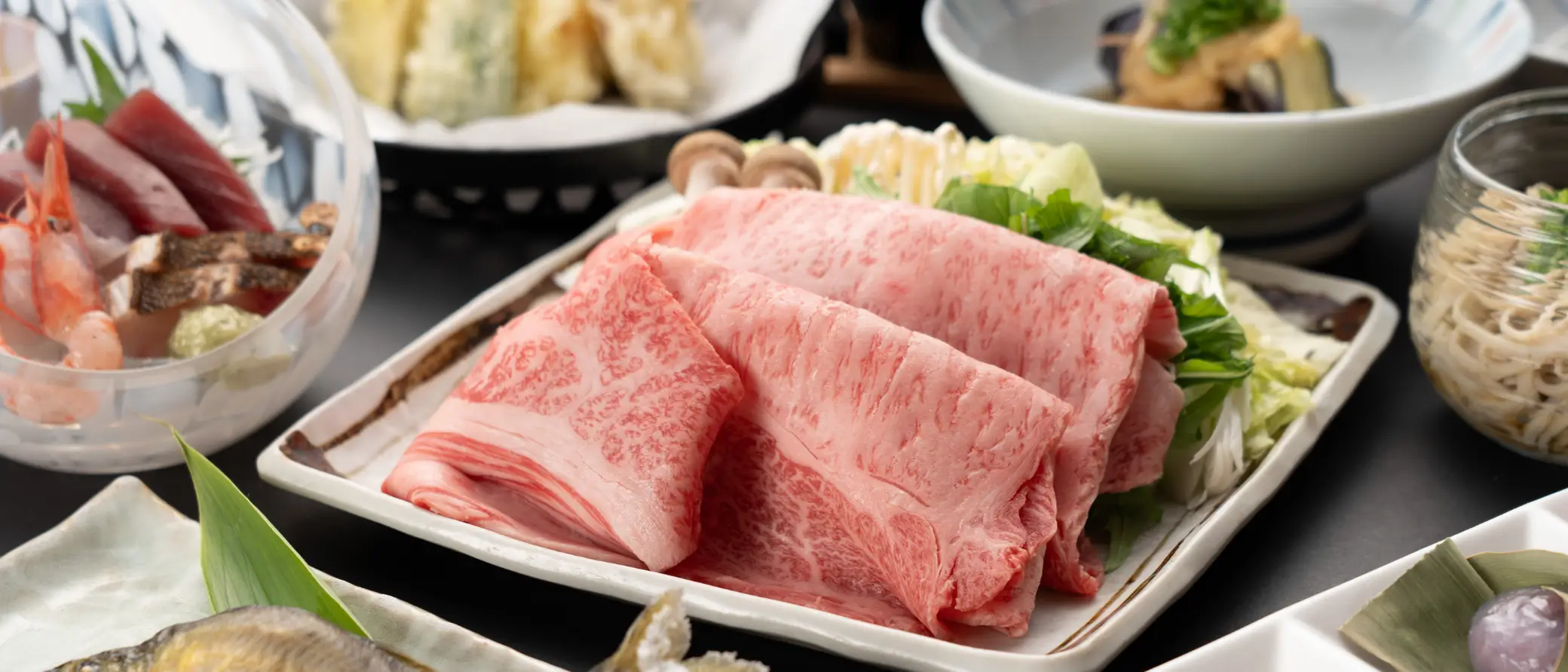 信州牛しゃぶしゃぶ 旬彩会席