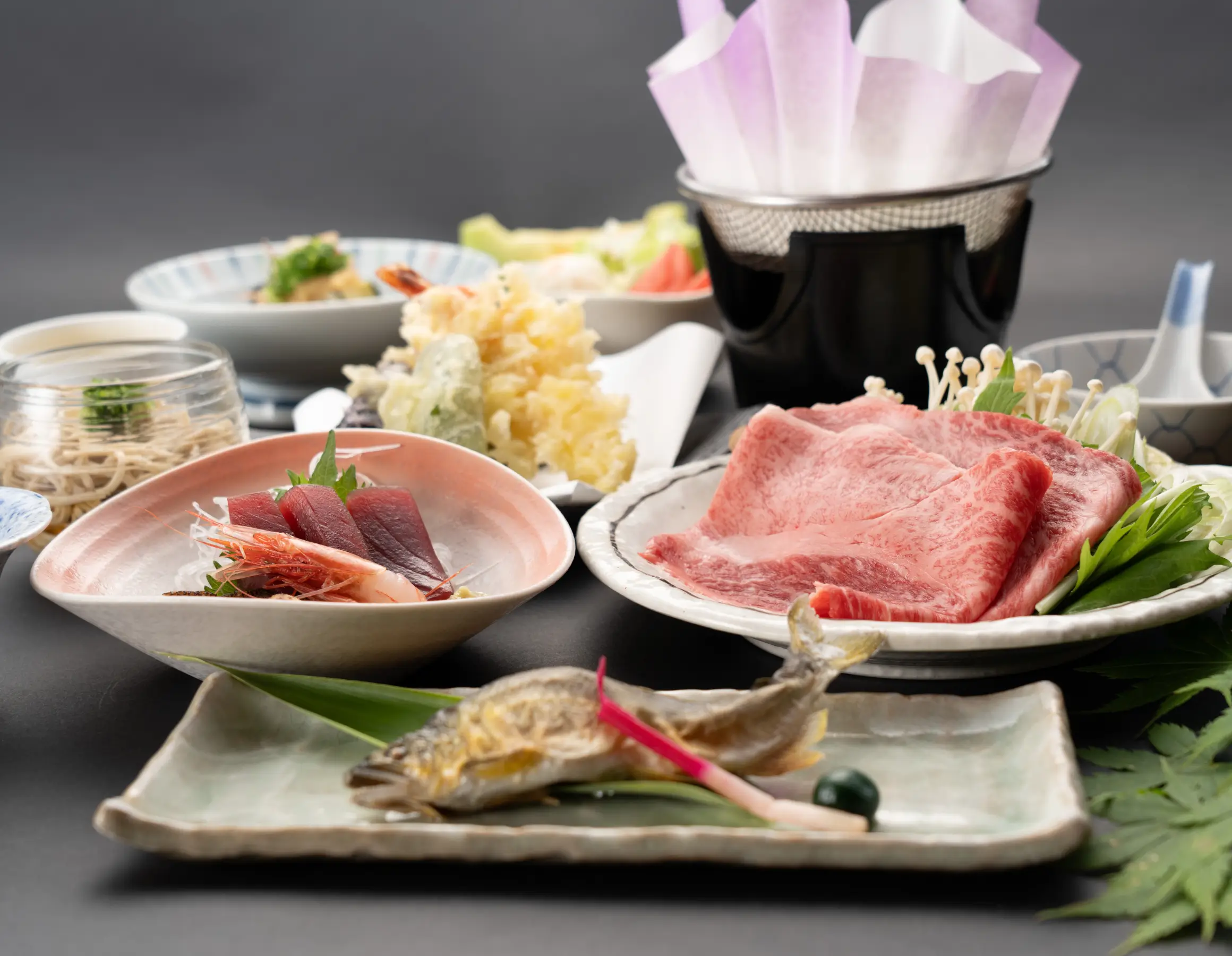 信州牛しゃぶしゃぶ 山里会席