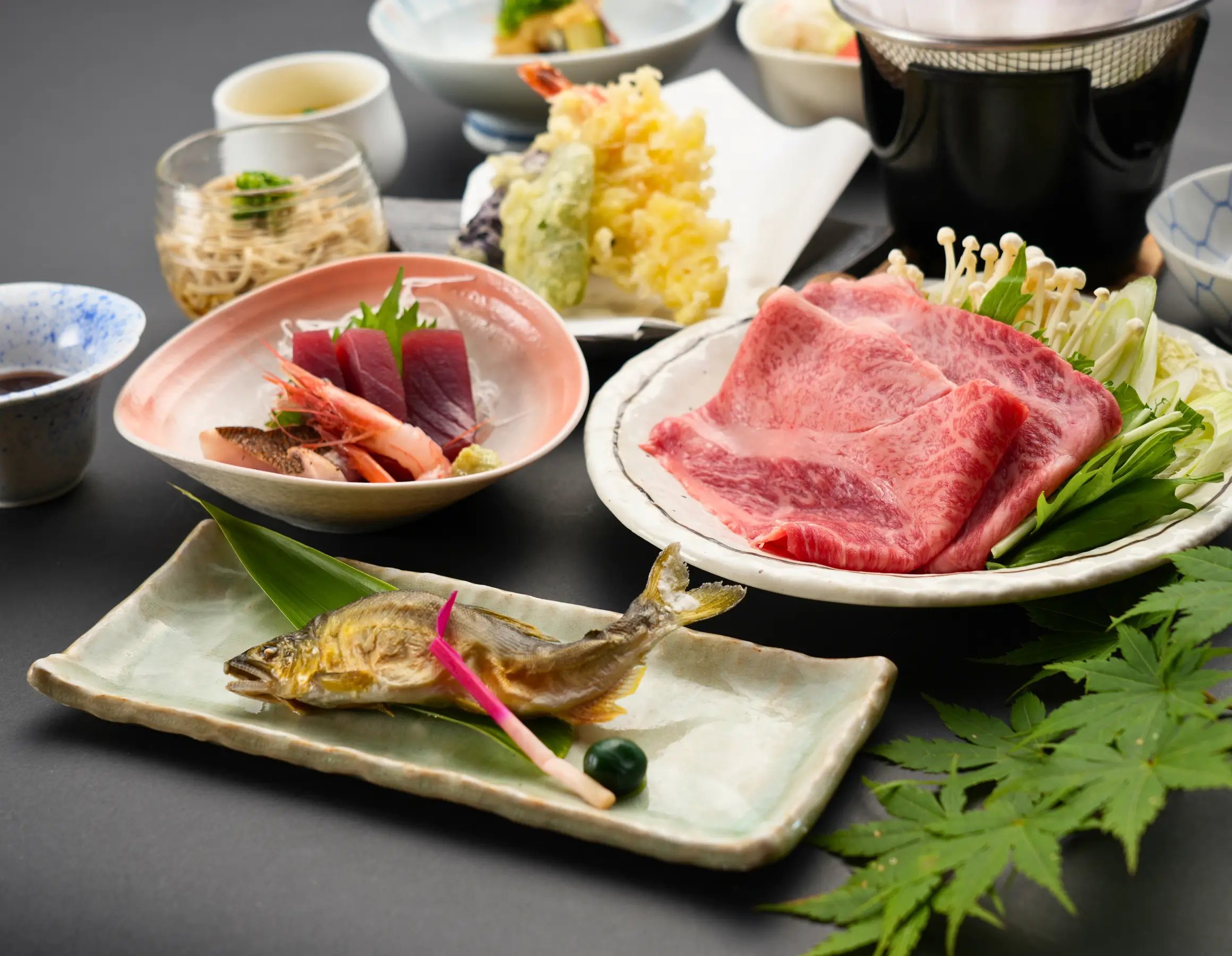 信州牛しゃぶしゃぶ 山里会席