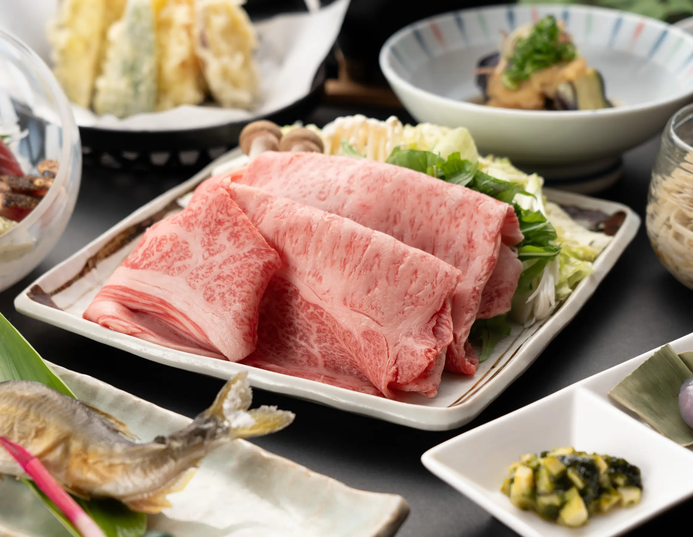 信州牛しゃぶしゃぶ 旬彩会席
