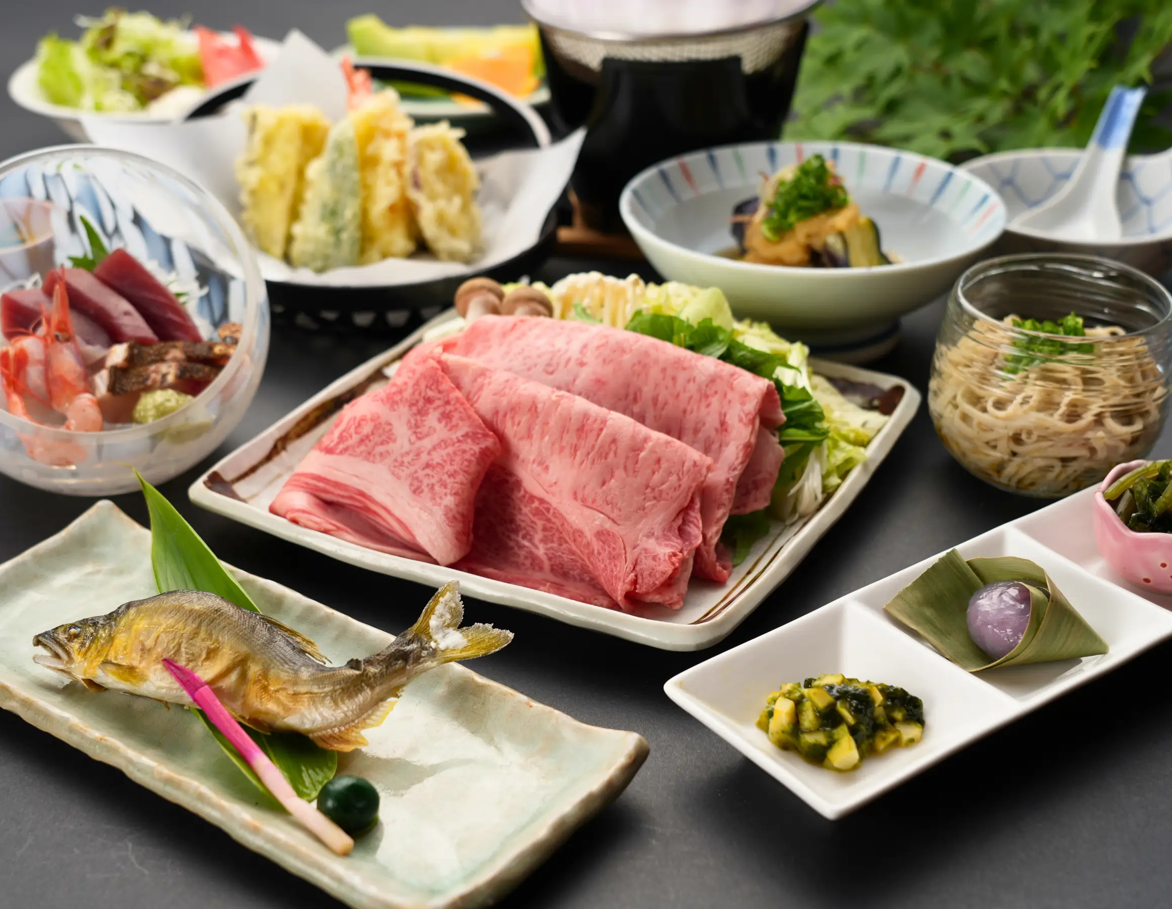 信州牛しゃぶしゃぶ 旬彩会席